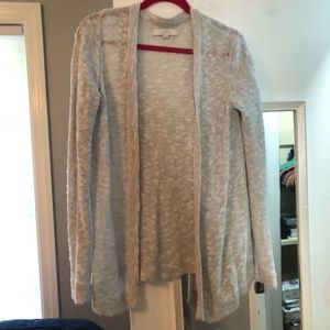 EUC loft silver/grey cardigan